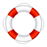 Lifebuoy Sign Symbol Vector Illustration