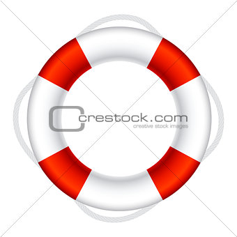 Lifebuoy Sign Symbol Vector Illustration