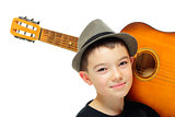 Boy with a guitar