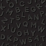 Seamless pattern with alphabet
