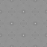 Seamless op art geometric pattern.