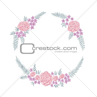 Floral ring frame
