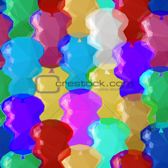 Abstract Low Poly Background