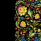 traditional russian floral  pattern
