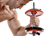 man weights exercises isolated