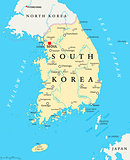 South Korea Political Map