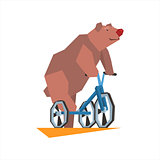 Circus Bear Riding Tricycle