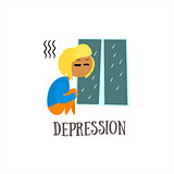 Depression Vector Illustration