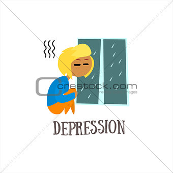 Depression Vector Illustration
