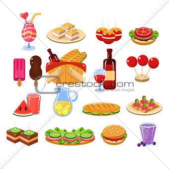 Picnic Food And Drink Set