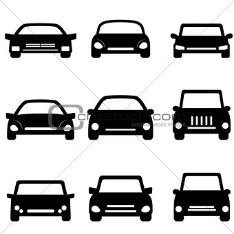 Car and automobile icons