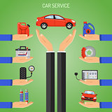 Car Service Concept