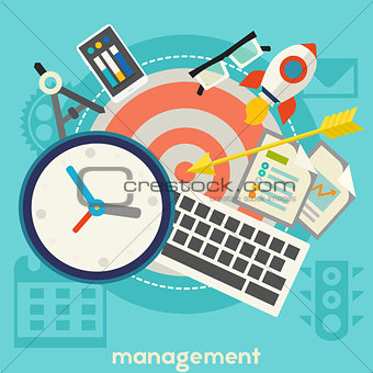 Management Concept Banner