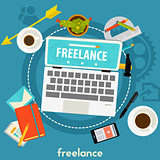 Freelance Concept Banner