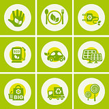 Ecological icons collection