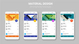 Material UI screens mockup kit