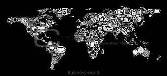 map of business world