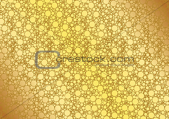 Gold Dotted Background