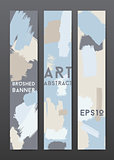 Abstract grunge banner templates