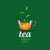 vector logo tea