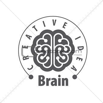 Vector brain logo