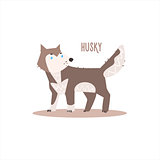 Husky Vector Illustration