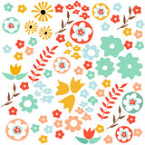 Pattern seamless with flowers