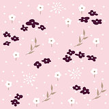 Pattern seamless with flowers