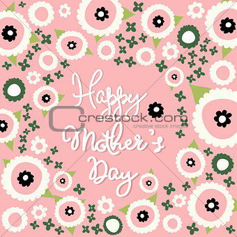 Mother's Day, floral pattern