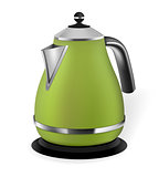 Green electric kettle