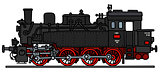 Classic steam locomotive
