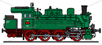 Classic steam locomotive