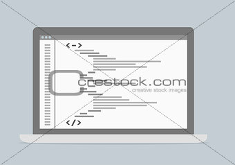 laptop code Programming