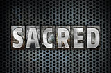 Sacred Concept Metal Letterpress Type