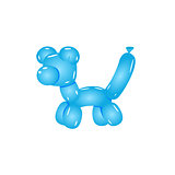 Blue Balloon Cat
