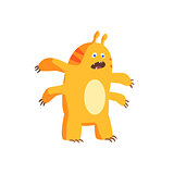 Childish Monster With Four Arms