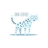 Snow Leopard Vector Illustration
