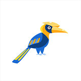 Blue Hornbill Bird