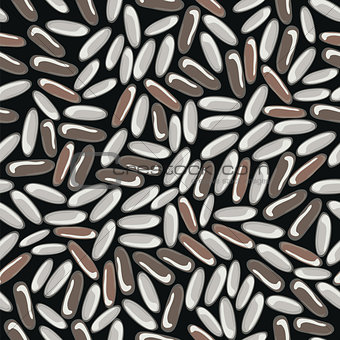 seamless background with rice
