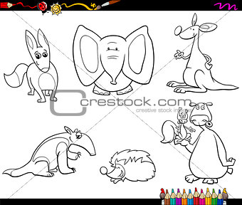 wild animals for coloring