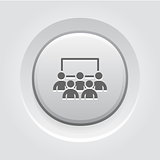 Business Conference Icon. Online Learning