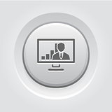 Video Conference Icon. Business Concept