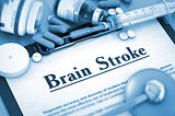 Brain Stroke Diagnosis. Medical Concept. 