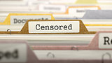 Censored Concept on Folder Register.