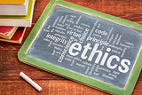 ethics and moral dilemma word cloud
