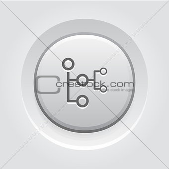 Mind Map Icon. Business Concept