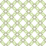 Vector seamless background. White wallpaper with green pattern