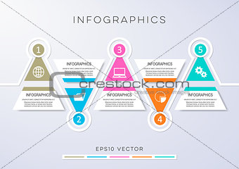Options banners infographic vector design 