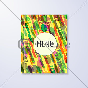 Restaurant menu brochure design