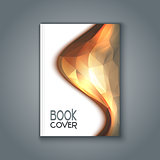 Abstract design book cover